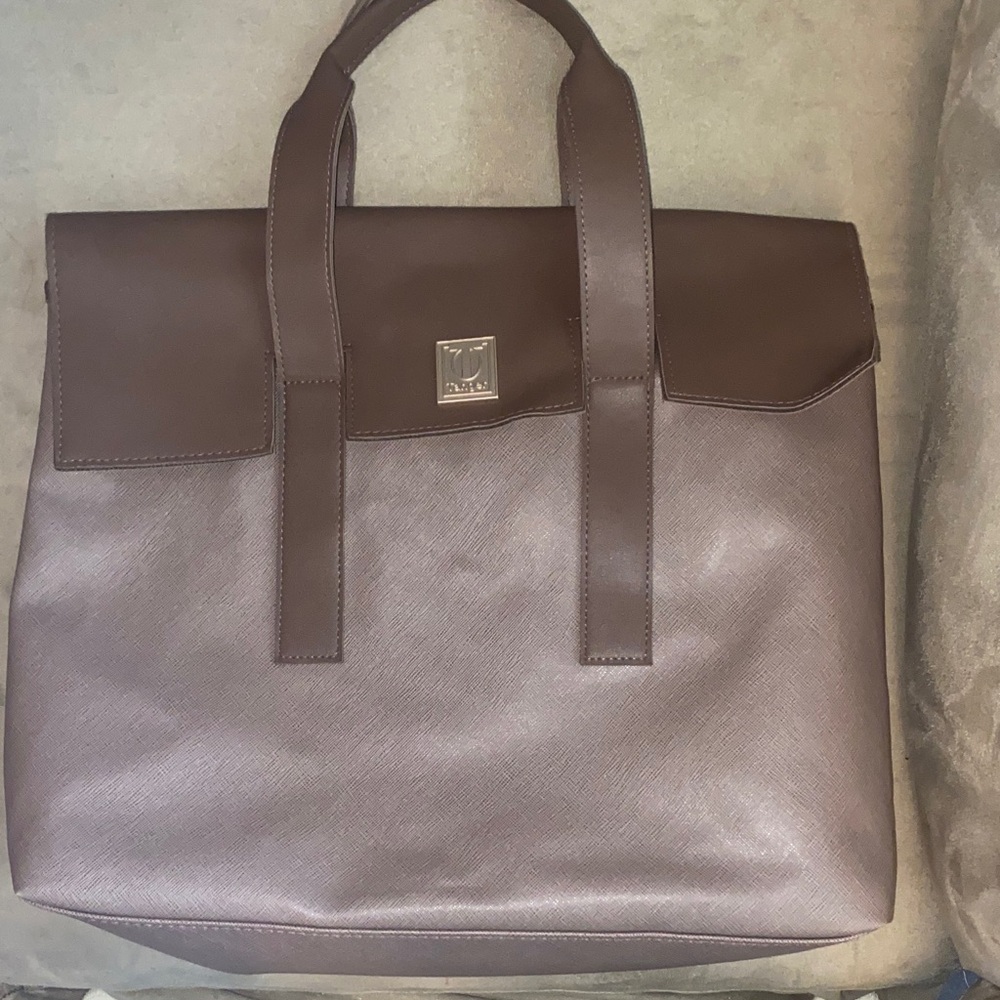 Brown Leather Tote Bag